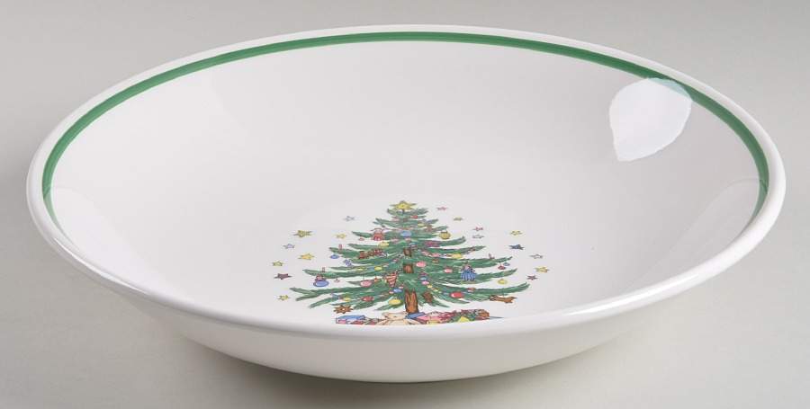 Happy Holidays 12" Pasta Serving Bowl by Nikko-1