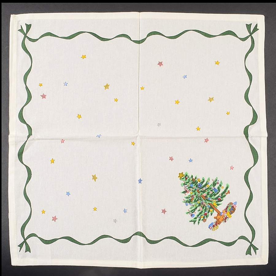 Christmastime Linen Napkin by Nikko-1