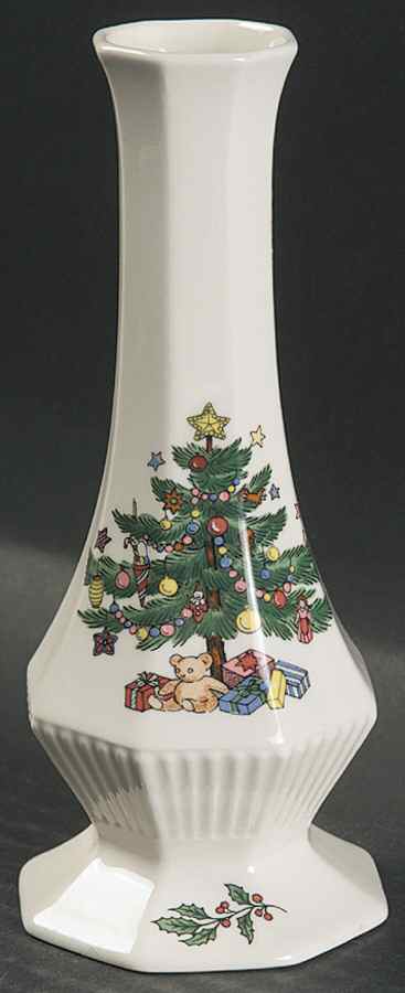 Christmastime 6" Bud Vase by Nikko-1