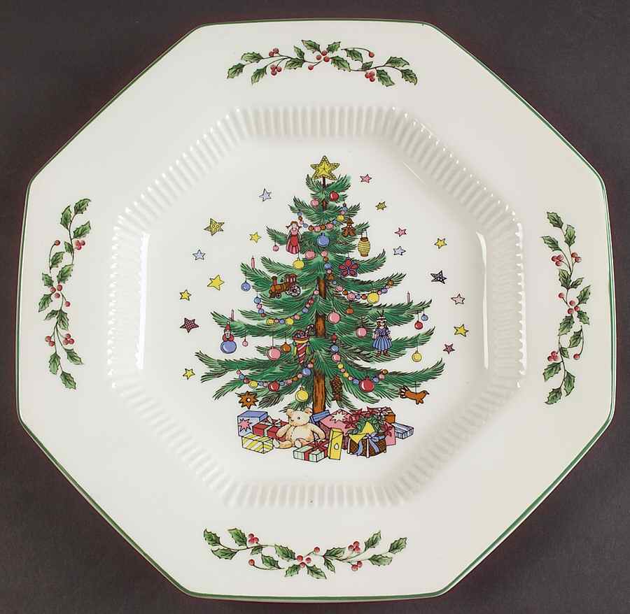 Christmastime Luncheon Plate by Nikko-1