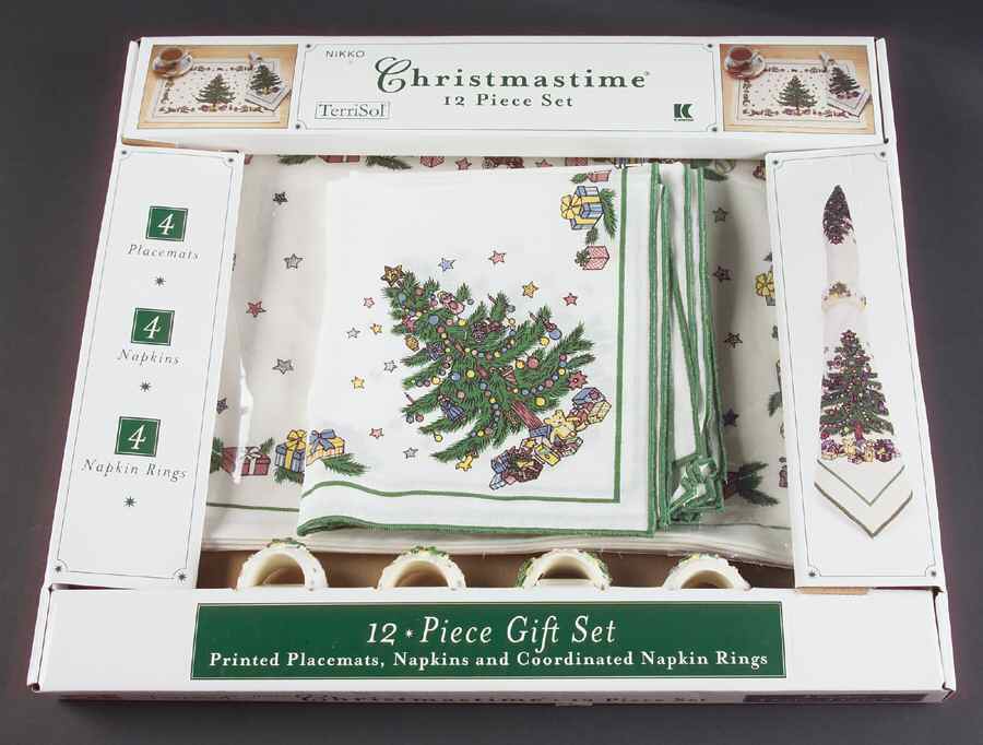 Christmastime 12pc Gift Set-4ea Np,Napc,Pmc by Nikko-1