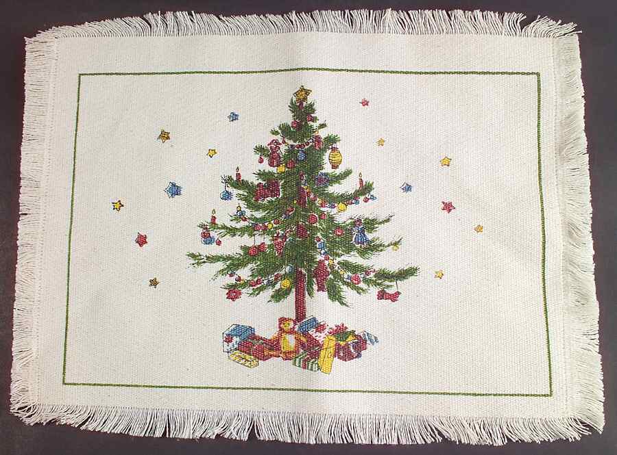 Christmastime Cloth Placemat by Nikko-1