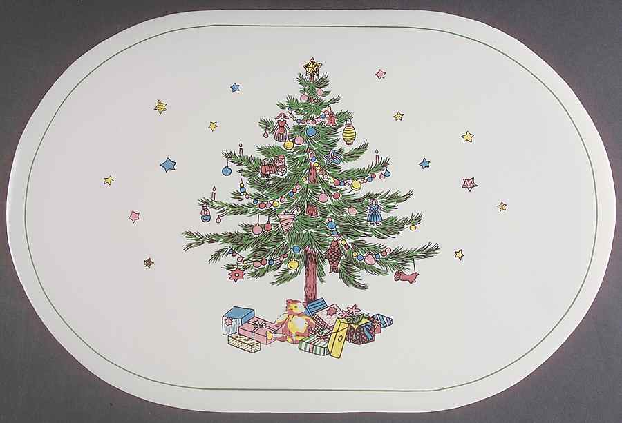 Christmastime Vinyl Placemat by Nikko-1