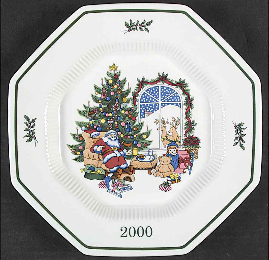 Christmastime 2000 Collector Plate by Nikko-1
