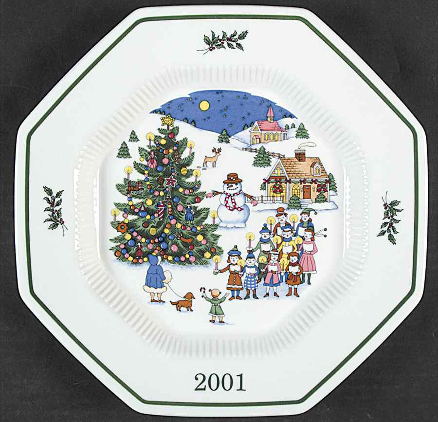 Christmastime 2001 Collector Plate by Nikko-1
