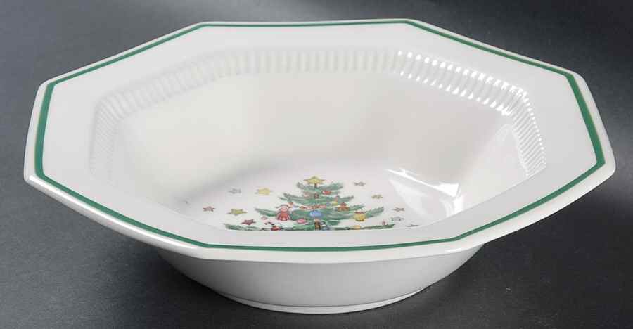 Christmastime 9" Round Vegetable Bowl by Nikko-1
