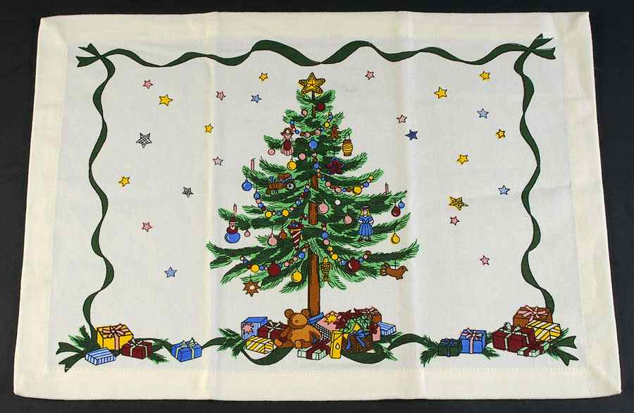 Christmastime Cloth Placemat by Nikko-1