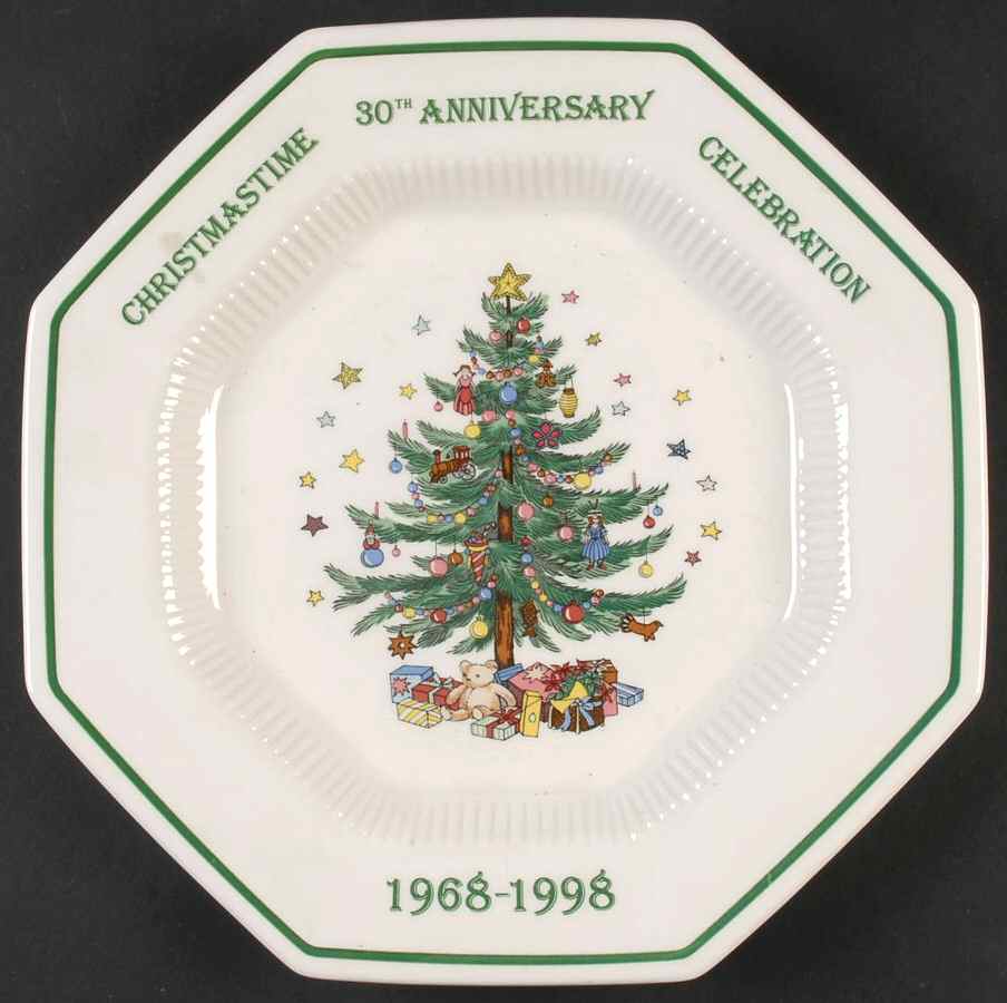 Christmastime Anniversary Plate by Nikko-1