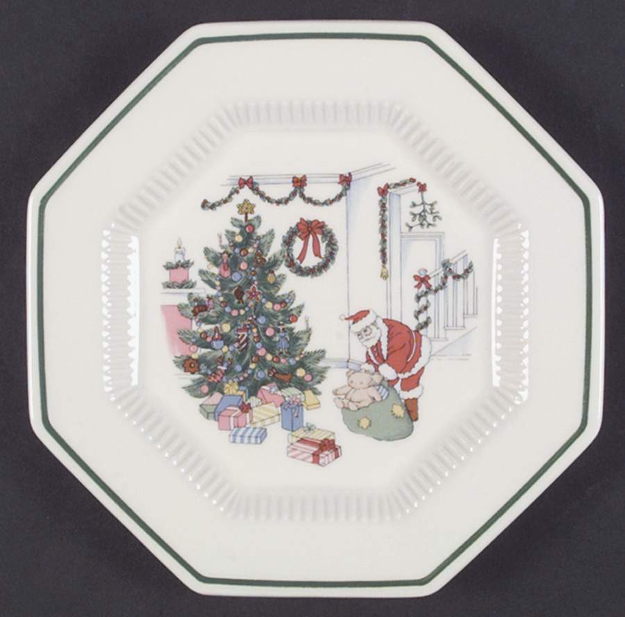 Christmastime Accent Salad Plate by Nikko-1