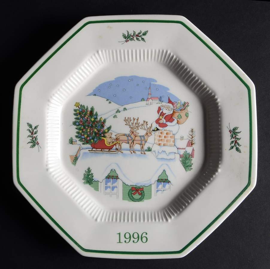 Christmastime 1996 Collector Plate by Nikko-1