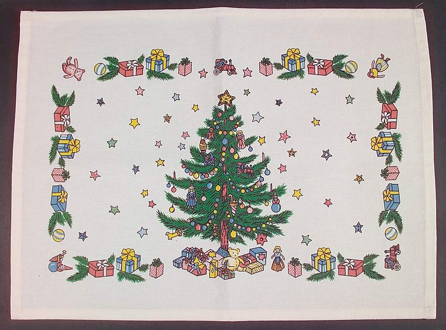 Christmastime Cloth Placemat by Nikko-1