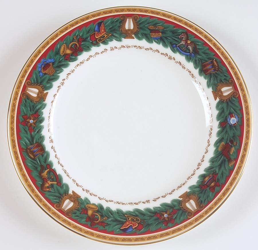 Christmas Tradition Canape Plate by Nikko-1