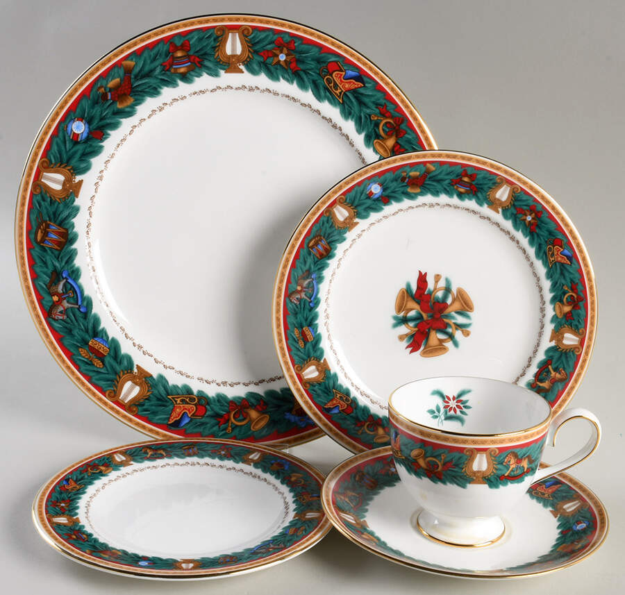 Christmas Tradition 5 Piece Place Setting by Nikko-1