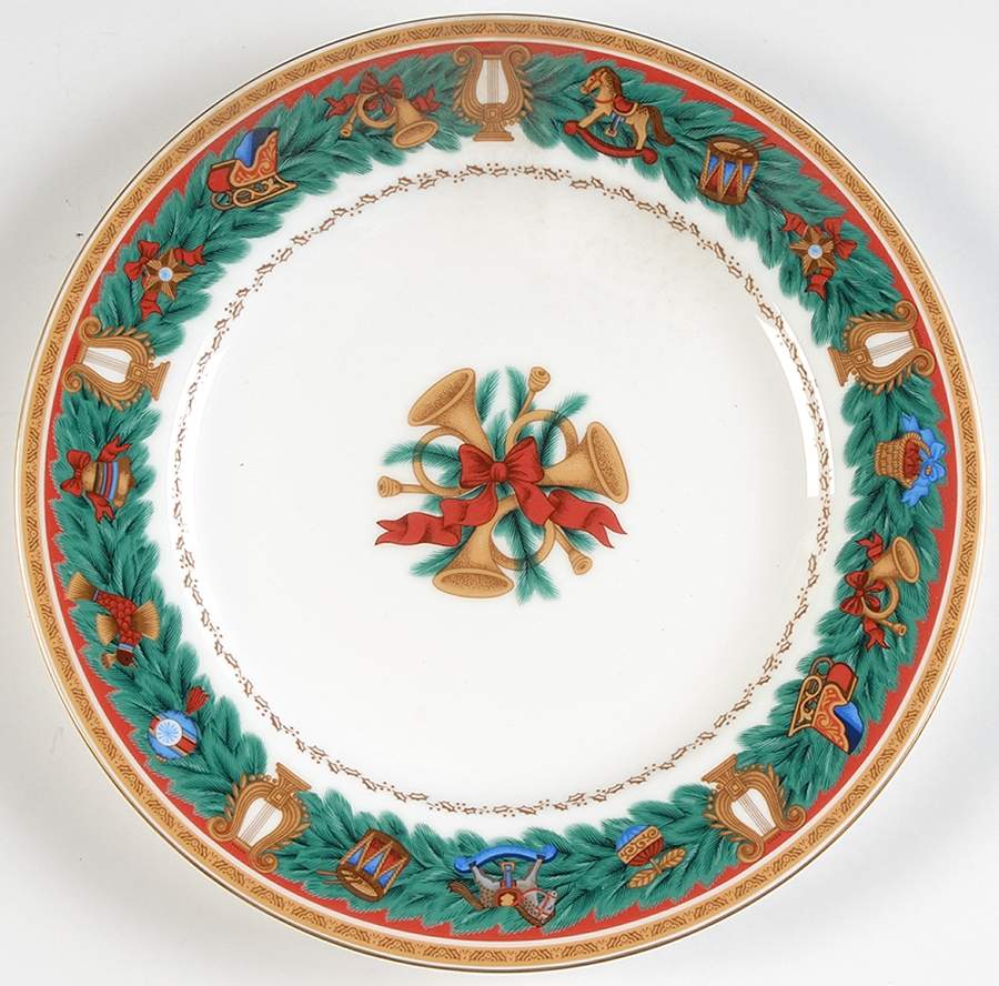 Christmas Tradition Salad/Dessert Plate by Nikko-1