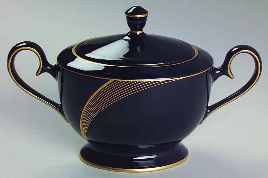 City Lights Sugar Bowl & Lid by Nikko-1