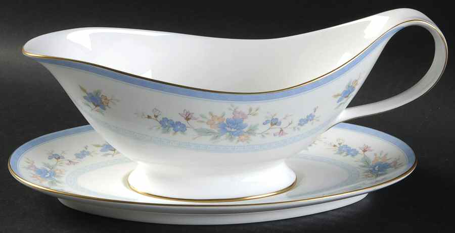 Claremont Gravy Boat & Underplate by Nikko-1