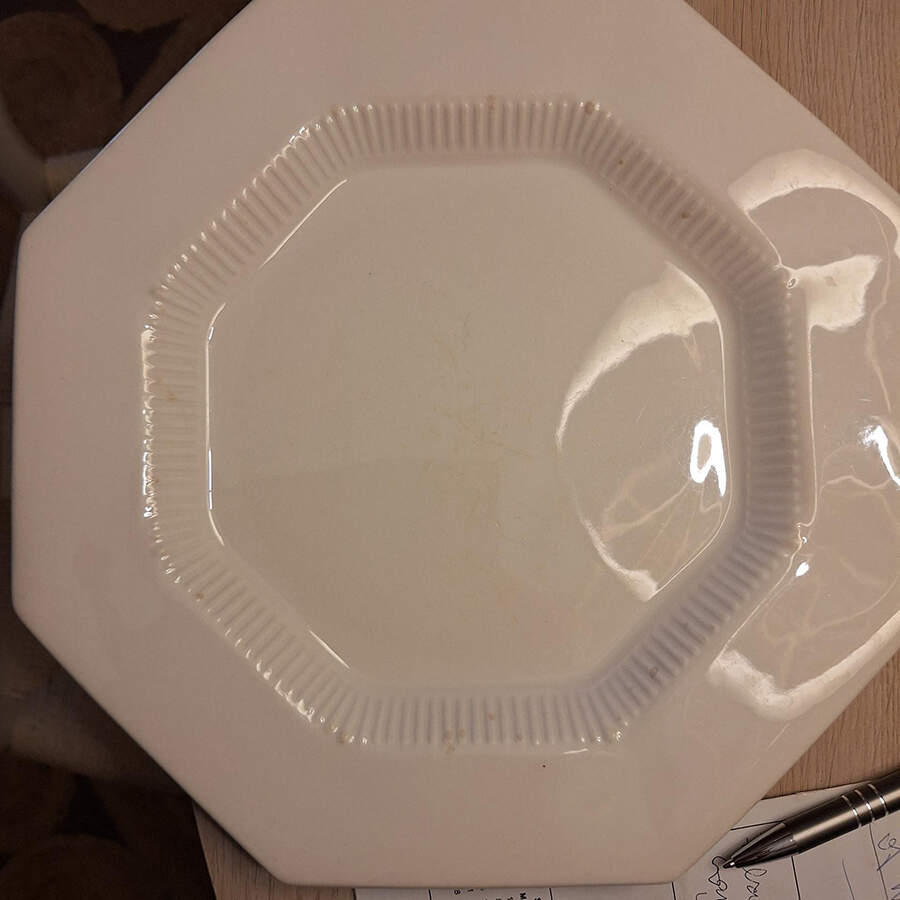 Classic White 12" Chop Plate (Round Platter) by Nikko-1