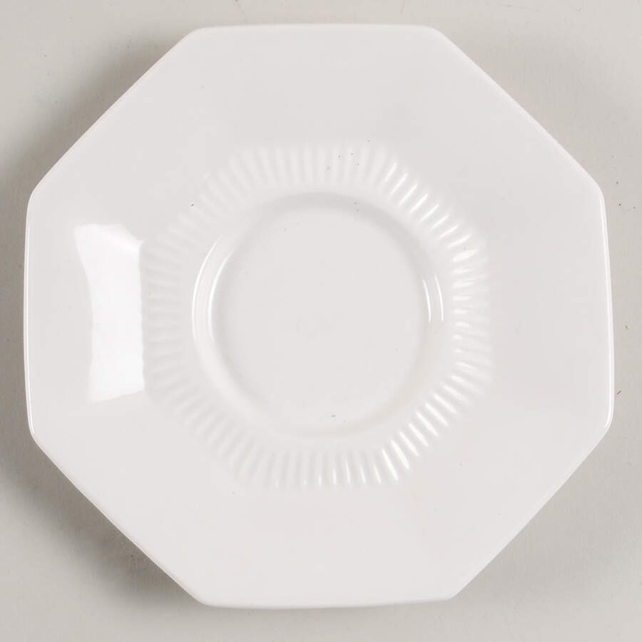 Classic White Saucer by Nikko-1