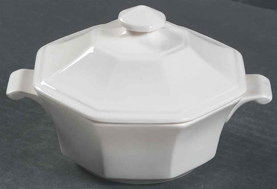 Classic White Individual Casserole & Lid by Nikko-1
