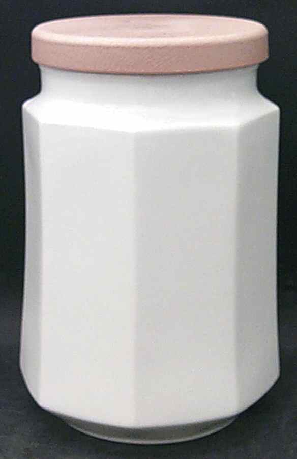Classic White Large Canister & Lid by Nikko-1