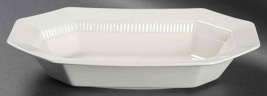 Classic White 10" Oval Vegetable Bowl by Nikko-1