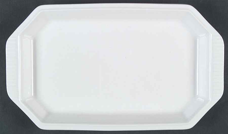 Classic White Large Sandwich Tray by Nikko-1