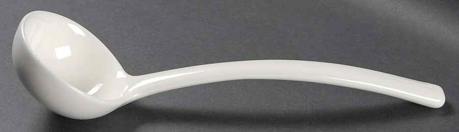 Classic White Tureen Ladle by Nikko-1
