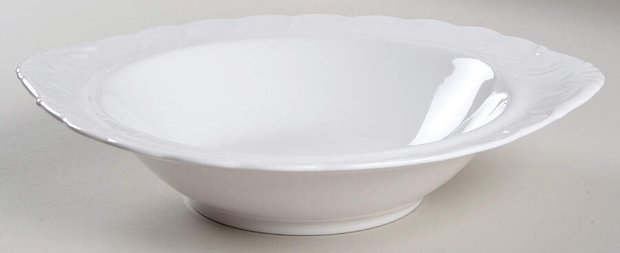 Crown White 11" Round Vegetable Bowl by Nikko-1