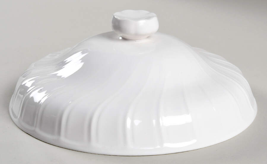 Crown White Lid for Rd Covered Vegetable W/RV11 Base by Nikko-1