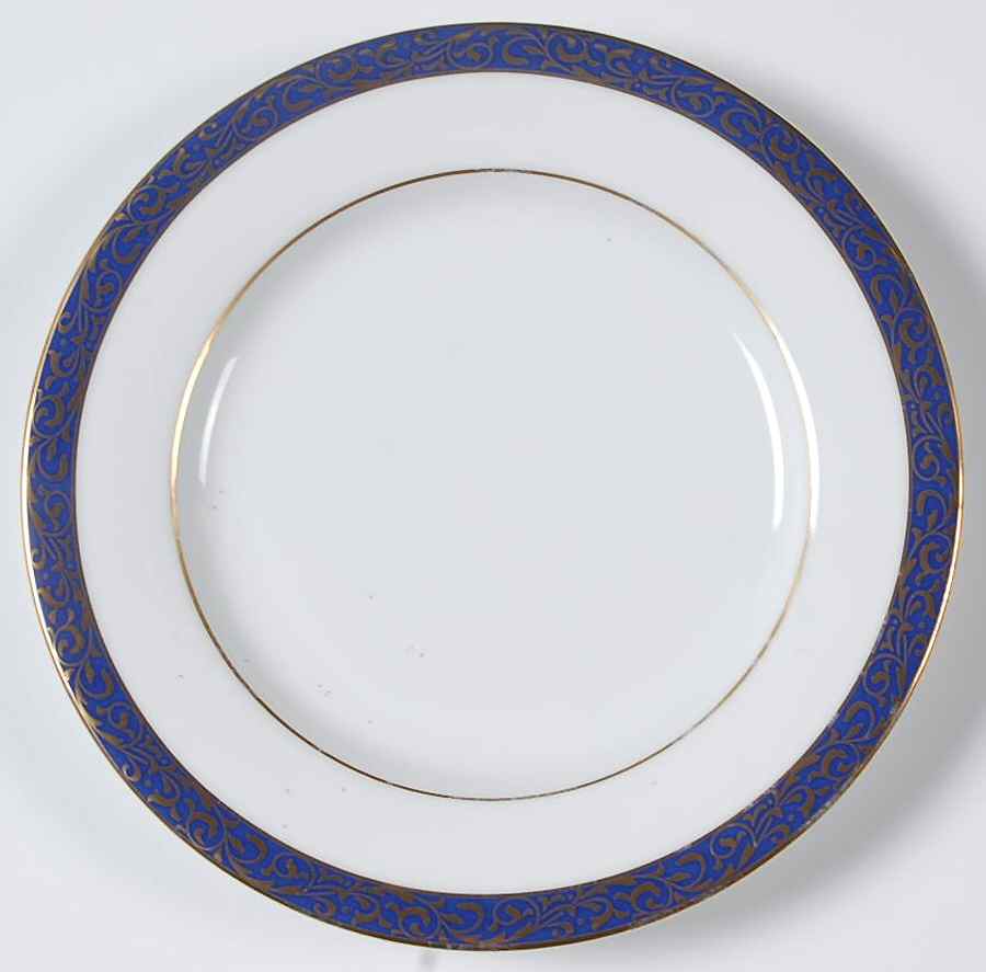 Cobalt Filigree Bread & Butter Plate by Nikko-1