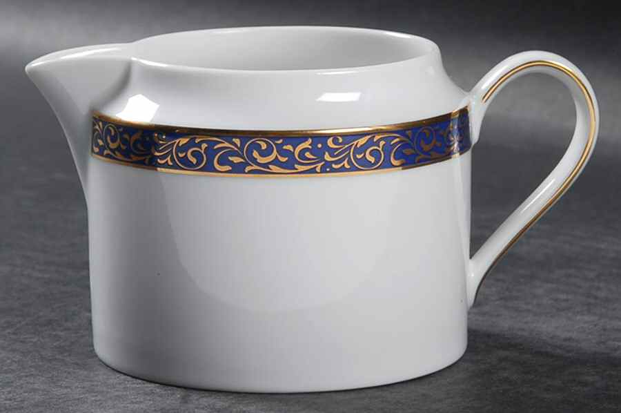 Cobalt Filigree Creamer by Nikko-1