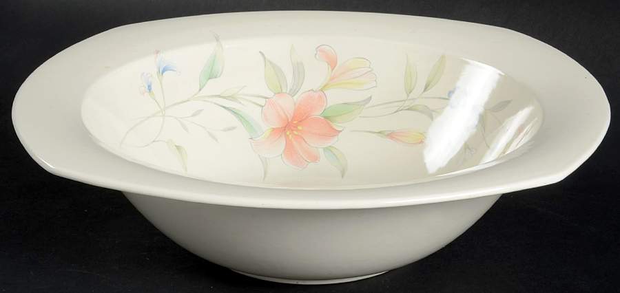 Coral Lily 10" Round Vegetable Bowl by Nikko-1