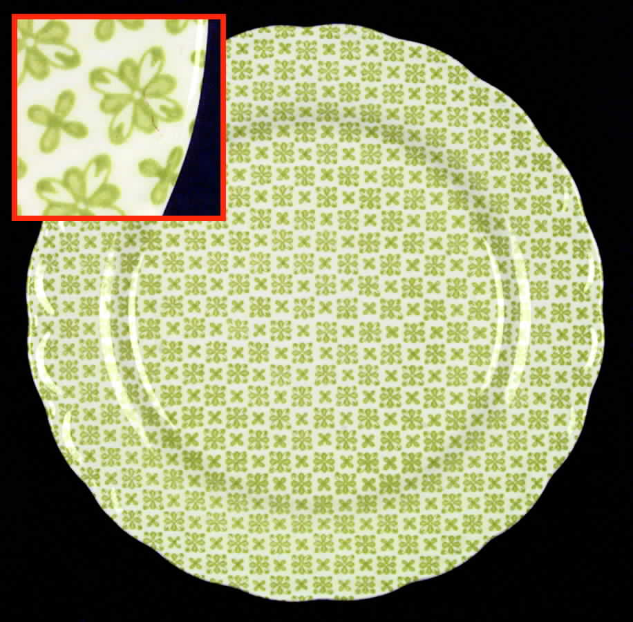 Colonial Green Dinner Plate by Nikko-1