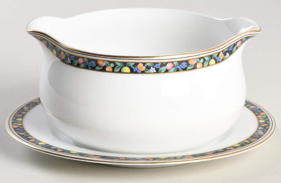Concerto Gravy Boat & Underplate by Nikko-1