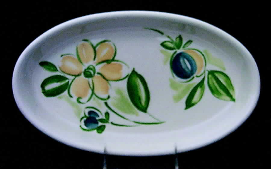 Country Pear 13" Oval Baker by Nikko-1