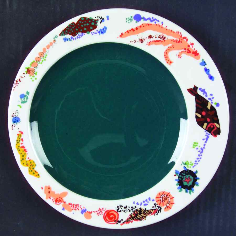 Coral Reef Salad/Dessert Plate by Nikko-1
