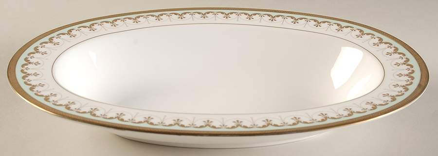 Corinthian 11" Oval Vegetable Bowl by Nikko-1