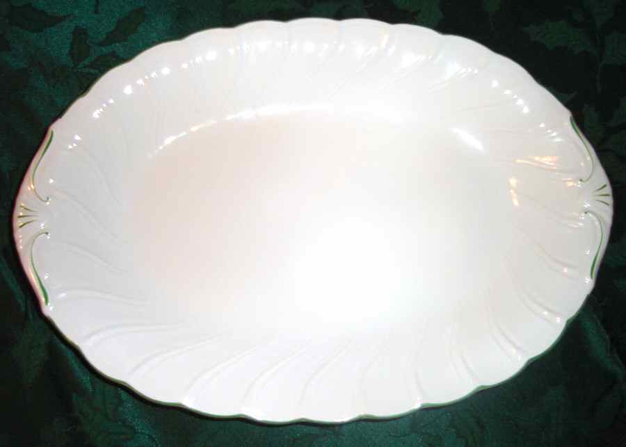 Coronet 12" Oval Serving Platter by Nikko-1