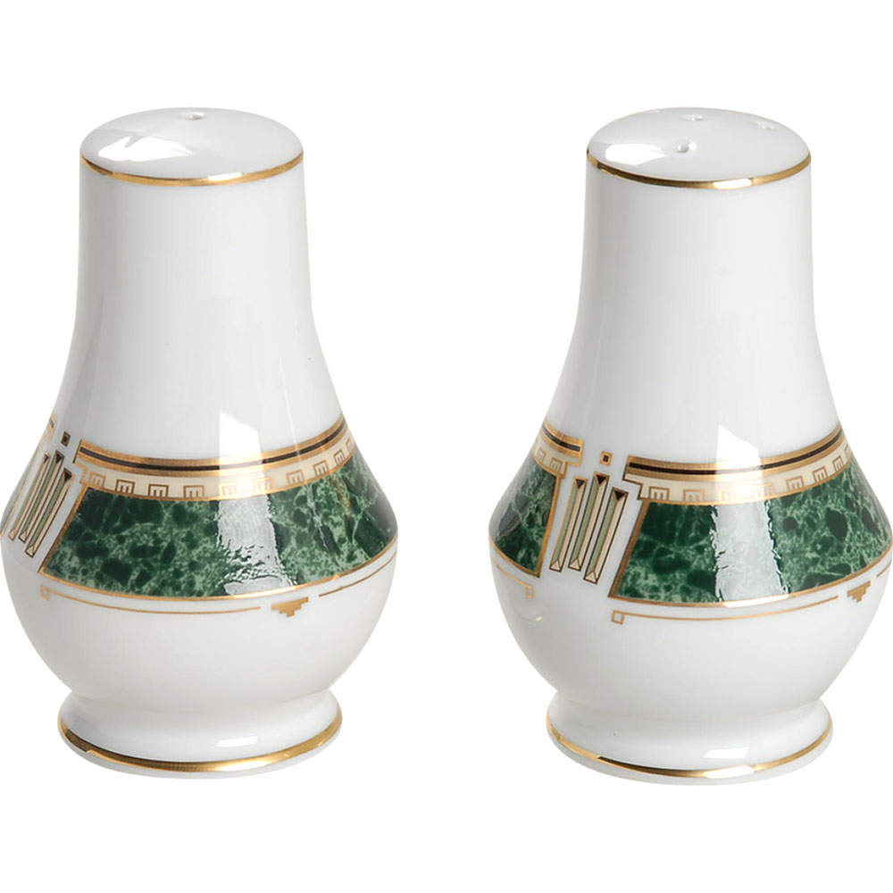 Crown Jewel Salt & Pepper Set by Nikko-1