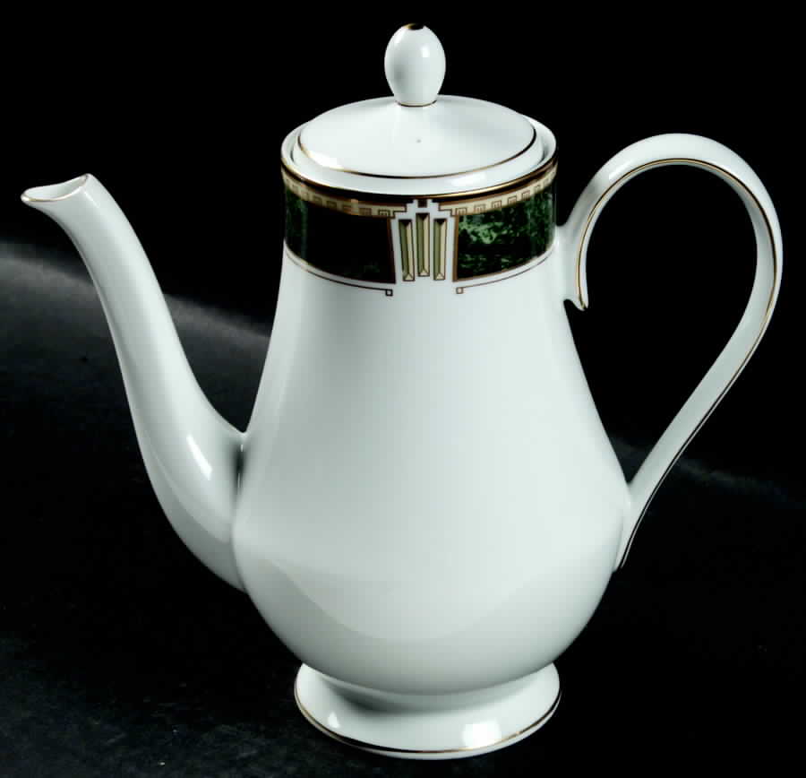 Crown Jewel Coffee Pot & Lid by Nikko-1