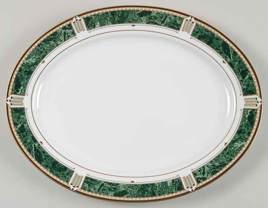 Crown Jewel 12" Oval Serving Platter by Nikko-1