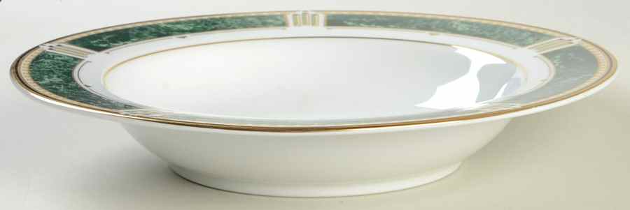 Crown Jewel Large Rim Soup Bowl by Nikko-1