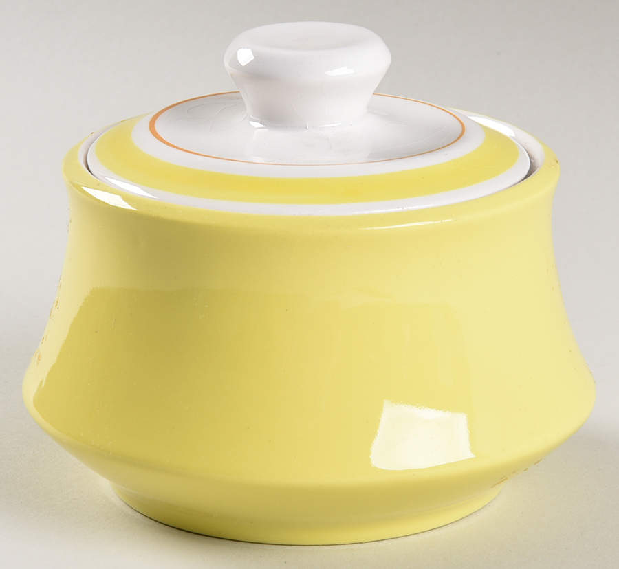 Curry Sugar Bowl & Lid by Nikko-1
