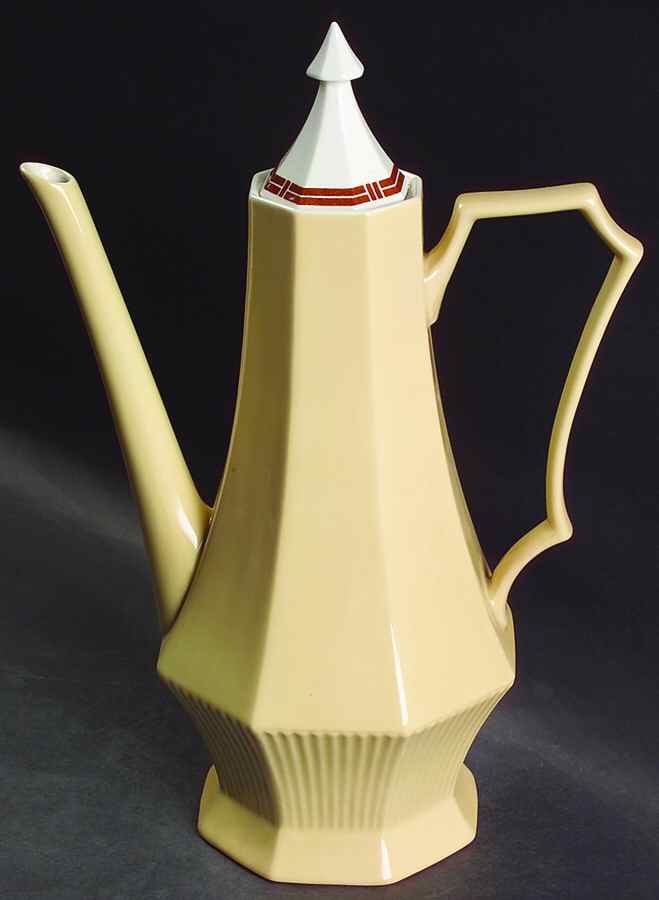 Curry Coffee Pot & Lid by Nikko-1