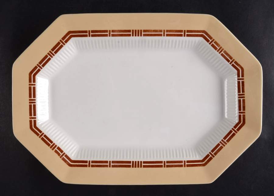 Curry 13" Oval Serving Platter by Nikko-1