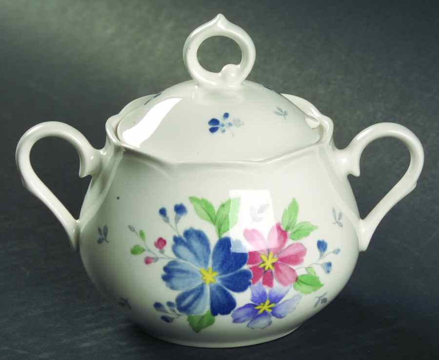 Dauphine Sugar Bowl & Lid by Nikko-1
