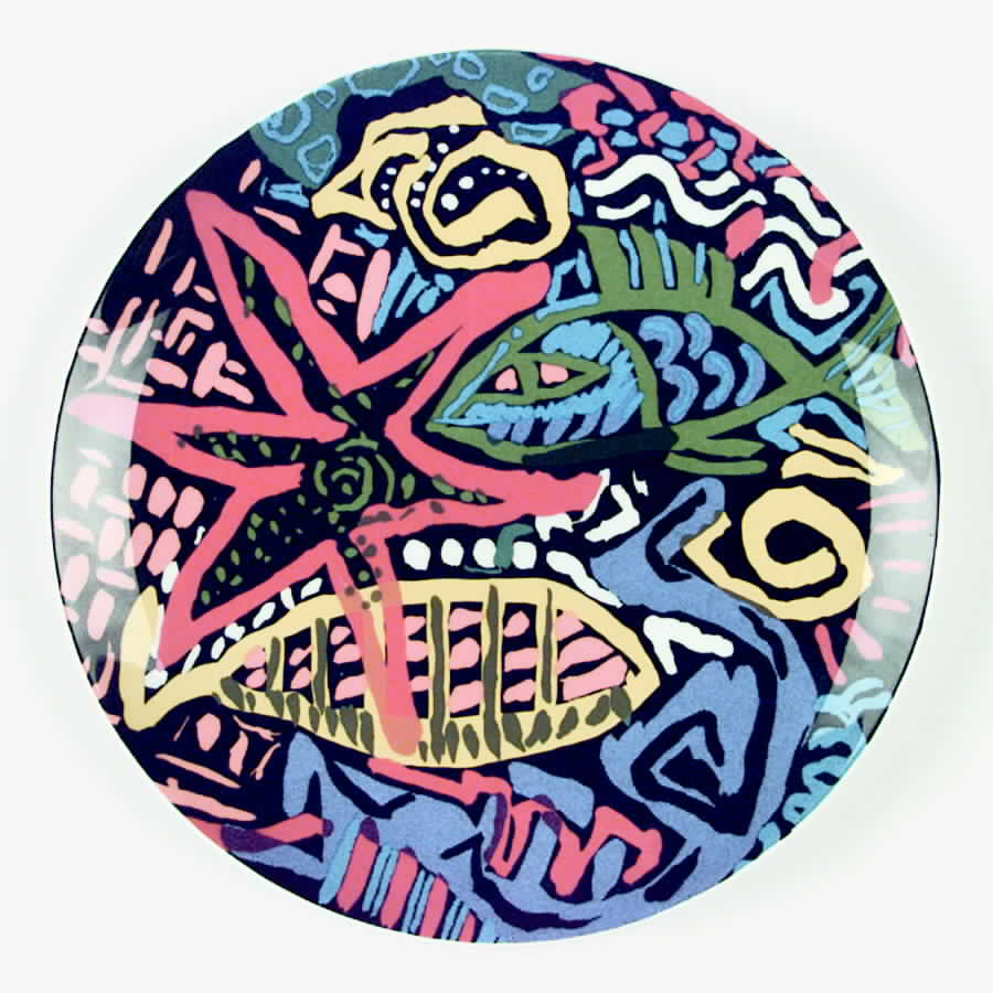 Deep Sea Dance Luncheon Plate by Nikko-1