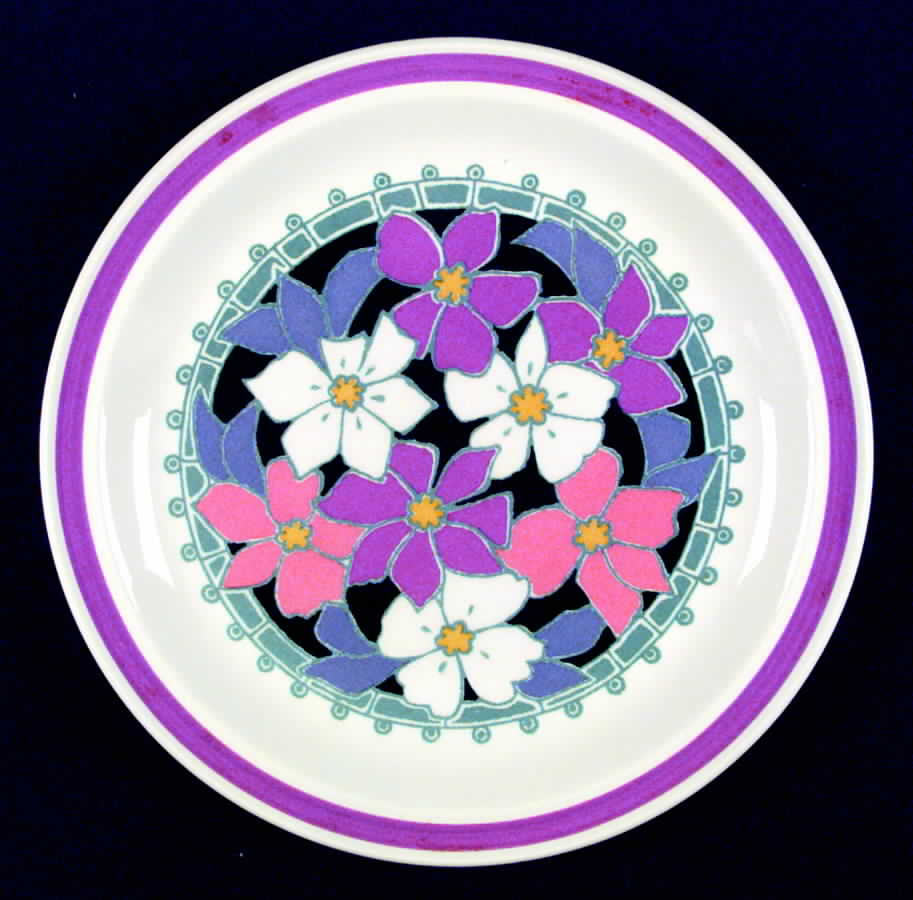 Deep Violet Dinner Plate by Nikko-1