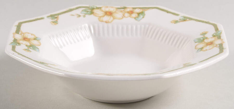 Dogwood Rim Fruit/Dessert (Sauce) Bowl by Nikko-1