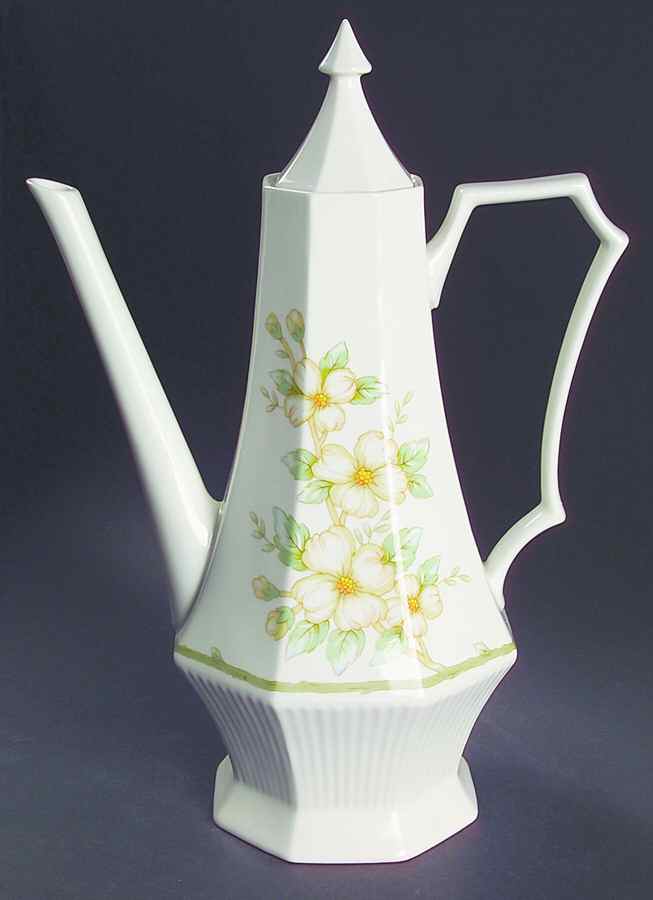 Dogwood Coffee Pot & Lid by Nikko-1